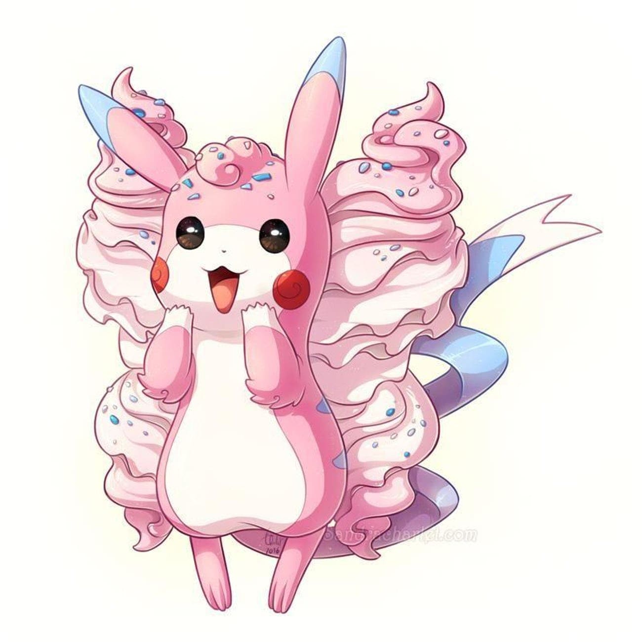 Pokémon: Pikachu imaginado en los 17 tipos diferentes de Pokémon 19 1608806107 909 Pokemon Pikachu imaginado en los 17 tipos diferentes de Pokemon