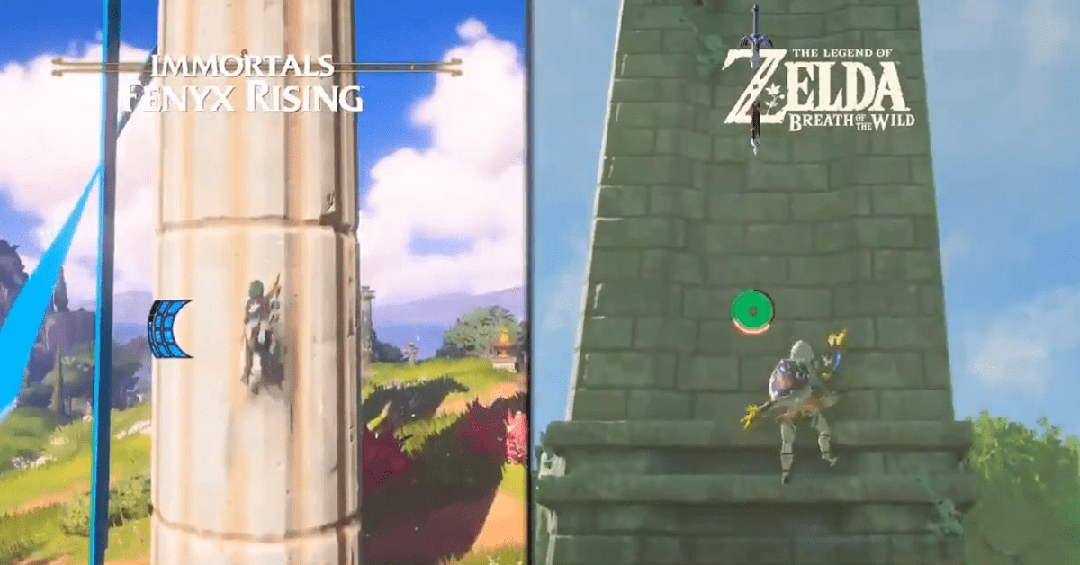 Immortals Fenyx Rising: el jugador compara el último juego de Ubisoft con Breath of the Wild, videos que son dolorosos de ver