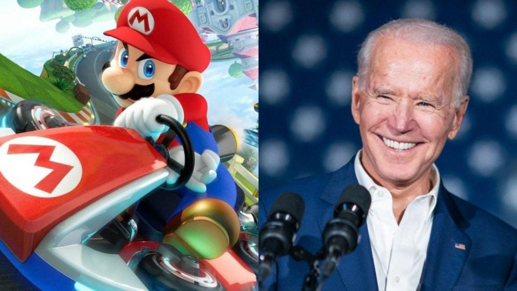 Joe Biden es fan de Mario Kart y lo demostró este fin de semana 2 Joe Biden es fan de Mario Kart y lo demostro