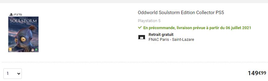 1617028085 214 Reserva Oddworld Soulstorm en Day One Limited Collectors Box en