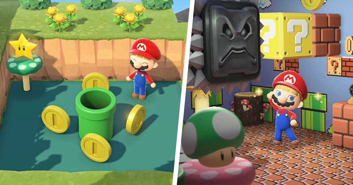 Animal Crossing New Horizon: la isla de Super Mario hace cada vez más sueños