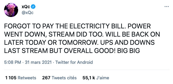 Streamer Félix "xQc" Lengyel desaparece repentinamente de Twitch en medio de la transmisión por una razón poco probable 3 1617266106 986 Streamer Felix quotxQcquot Lengyel desaparece repentinamente de Twitch en medio