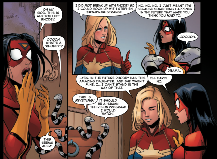 Marvel estos dos Vengadores comienzan una increible relacion romantica