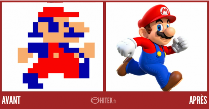 1622221686 961 Antes Despues 25 personajes de videojuegos desde su primera