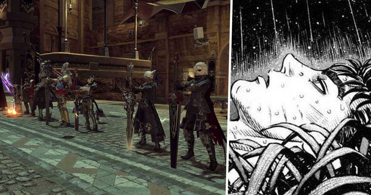 Final Fantasy XIV: los jugadores rinden homenaje a Kentaro Miura (Berserk) de una manera conmovedora