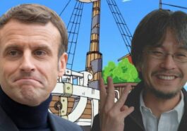One Piece: este encuentro entre Emmanuel Macron y Eiichiro Oda divide a los fanáticos del manga