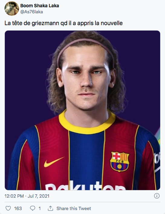 Antoine Griezmann paso por Konami despues de que sus comentarios