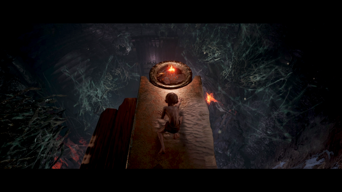 El senor de los anillos Gollum descubre un primer vistazo