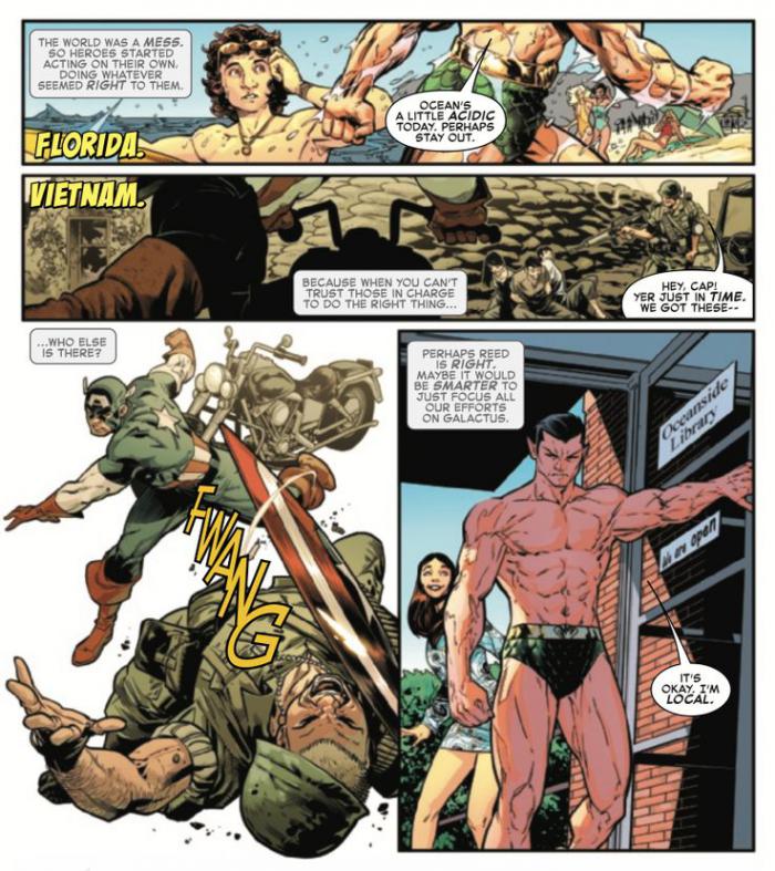 Marvel: este pasaje del Capitán América que no pudo haber existido en un momento determinado 4 Marvel este pasaje del Capitan America que no pudo haber