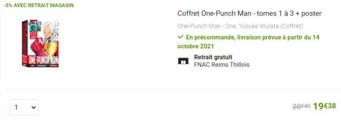 1628590805 550 One Punch Man la caja con los primeros 3 tomos