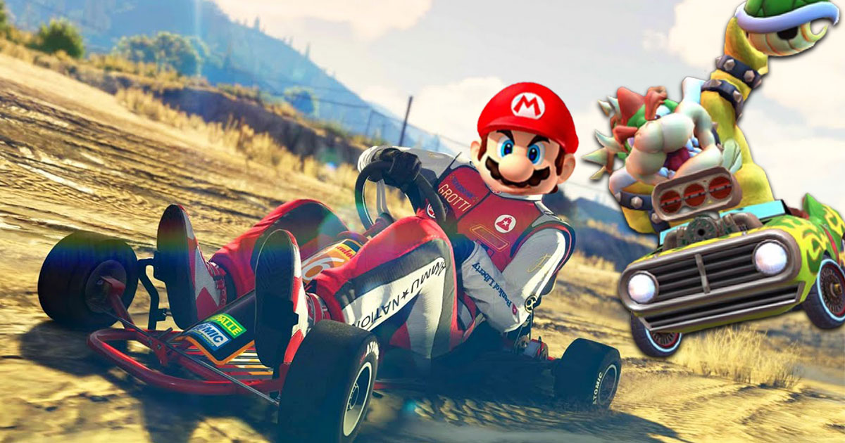 GTA Online: estos fanáticos de Mario Kart recrean una carrera en el juego de Rockstar (video) 2 GTA Online estos fanaticos de Mario Kart recrean una carrera