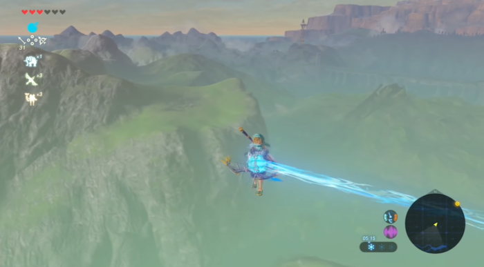 Breath of the Wild: esta falla convierte a Link en un verdadero avión de combate 4 Breath of the Wild esta falla convierte a Link en