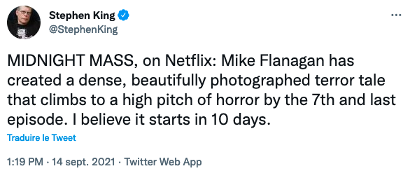 Netflix Stephen King nos aconseja ver esta nueva serie de