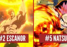 Los 10 mejores usuarios de poderes relacionados con el fuego en el anime