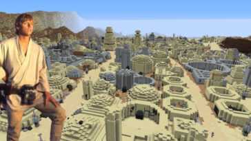 Minecraft: esta increíble reproducción del planeta Tatooine vuelve locos a los fanáticos de Star Wars (video)