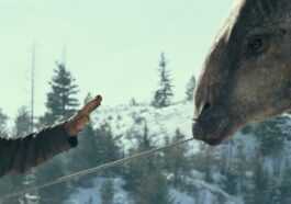 Jurassic World 3 The World De: Chris Pratt frente a un dinosaurio (foto)