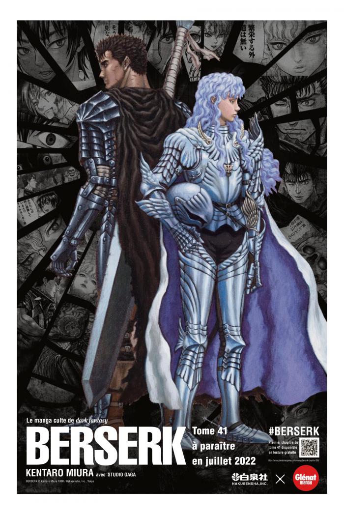Berserk Glenat desvela la fecha de lanzamiento y el primer