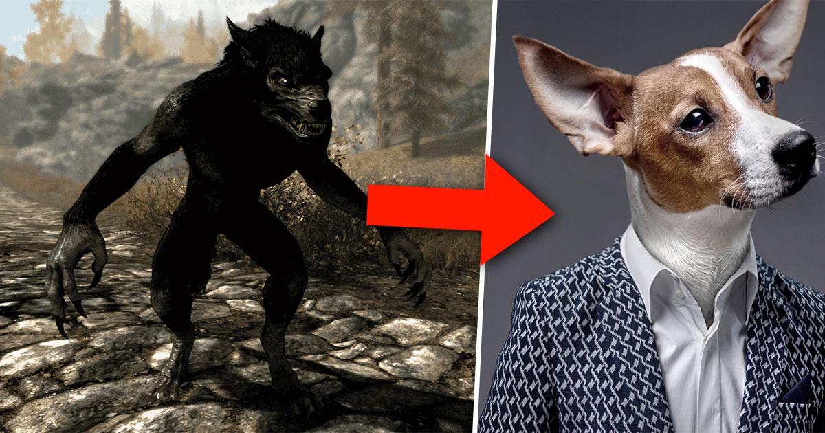Skyrim: después de 10 años, los desarrolladores revelan cómo podrían haber sido los hombres lobo y es ridículo 2 Skyrim despues de 10 anos los desarrolladores revelan como podrian