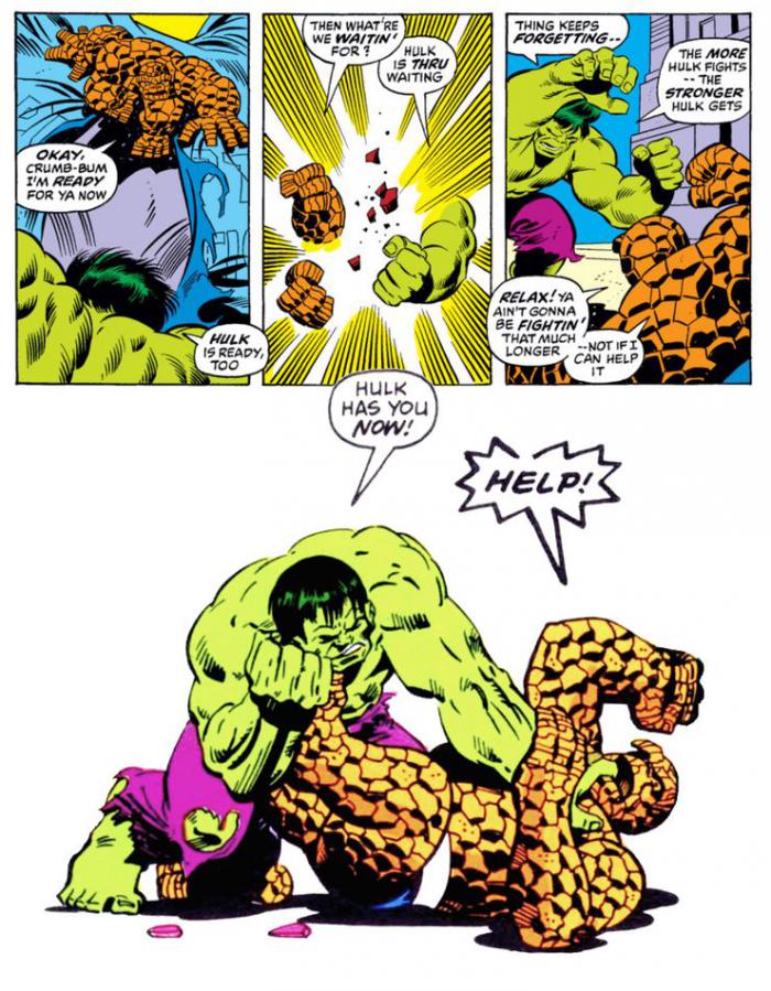 1641662646 169 Hulk vs The Thing aqui esta quien es el mayor