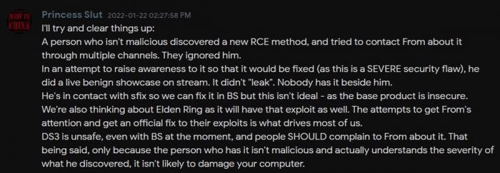 1643012646 339 Dark Souls esta falla descubierta permite que un hacker tome