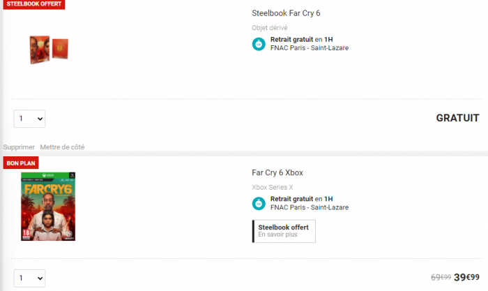 Far Cry 6 el steelbook ofrecido por la compra del