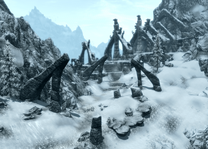 Skyrim este mitico lugar de los RPG adopta una forma
