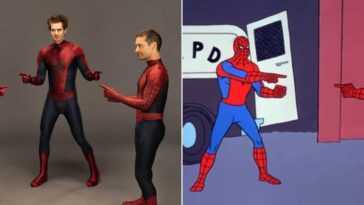 Spider-Man: Tom Holland, Andrew Garfield y Tobey Maguire recrean el clásico meme