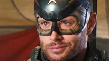 The Boys temporada 3: Soldier Boy se revela a sí mismo y a Butcher con ojos láser.  (Rompecabezas)