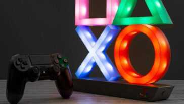 Playstation: esta lámpara de neón XL quedará perfecta en tu escritorio