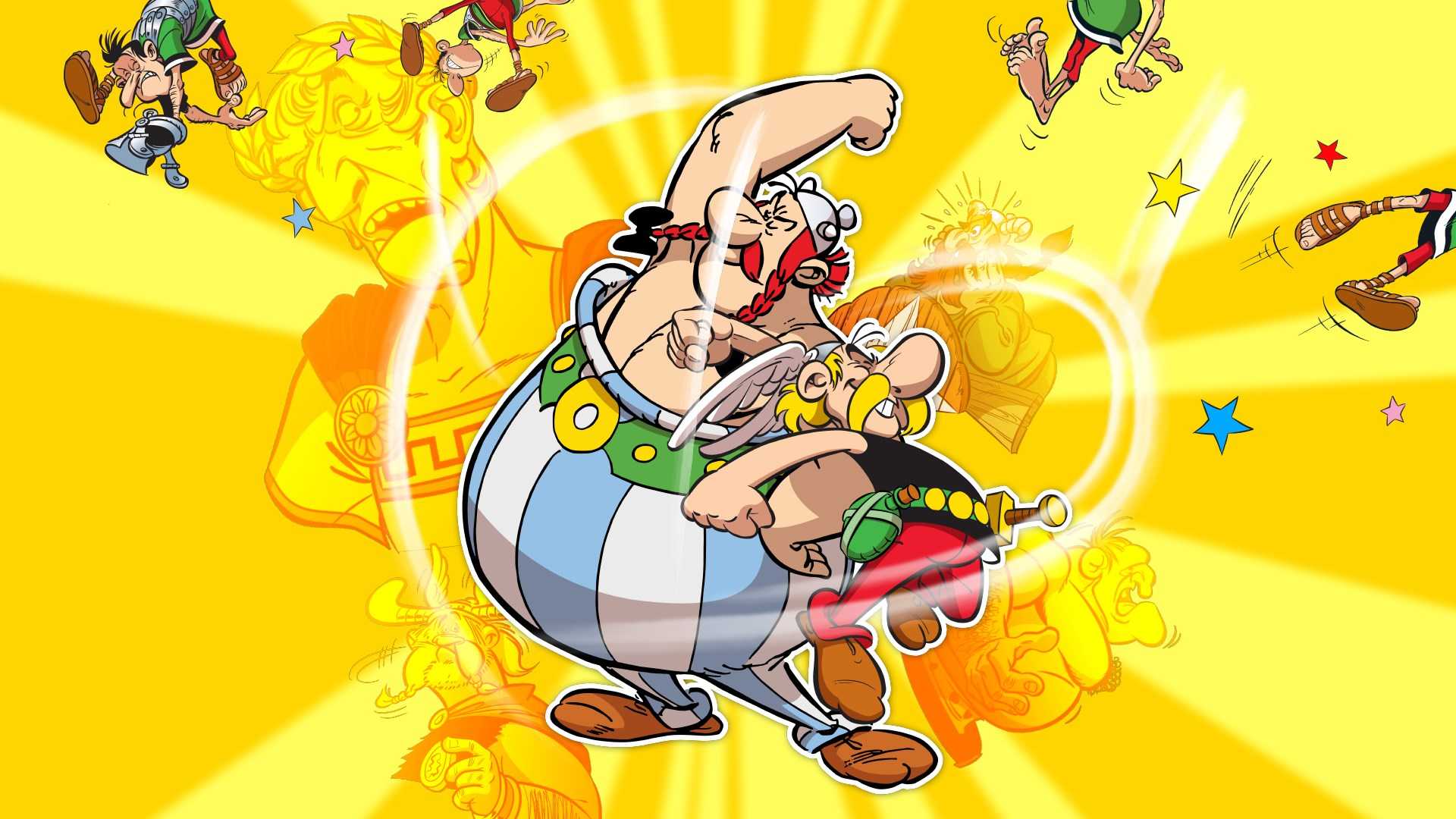 ¡Asterix y Obelix los abofetean a todos!  : aquí tenéis una estupenda caja de colección de edición limitada del videojuego
