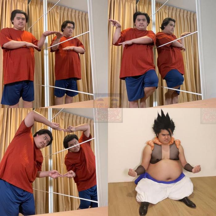 Dragon Ball: el rey del cosplay low cost ataca de nuevo y revela su hilarante cosplay de Piccolo 5 1648204086 715 Dragon Ball el rey del cosplay low cost ataca de