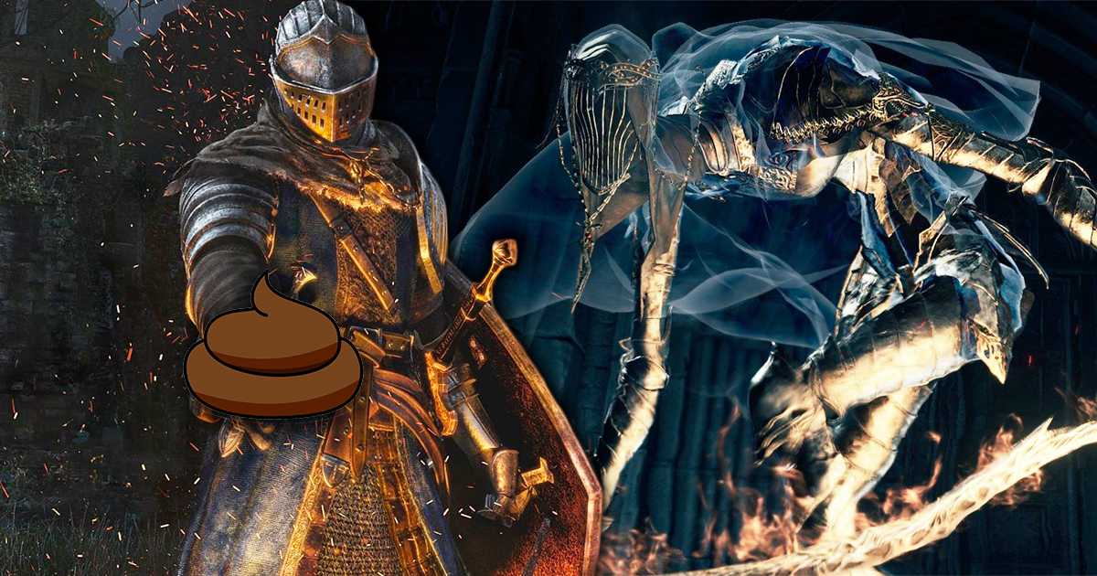 Dark Souls: este jugador derrota a todos los jefes del juego solo con excremento