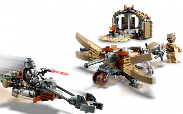 1649327046 560 LEGO Conflict at Tatooine este genial set de Star Wars