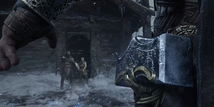 God of War Ragnarok este Mjolnir creado por un fan