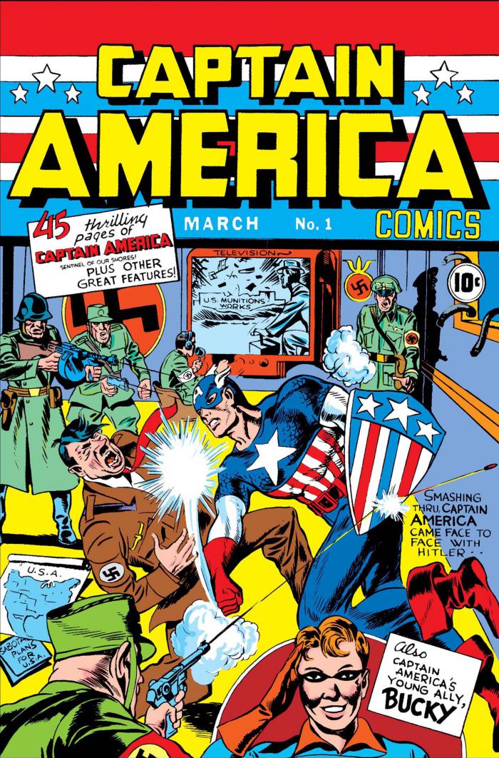 Marvel los primeros comics de Capitan America vendidos por una