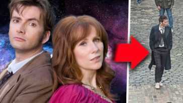 Se filtran imágenes de la filmación de Doctor Who, primer vistazo a David Tennant y Catherine Tate