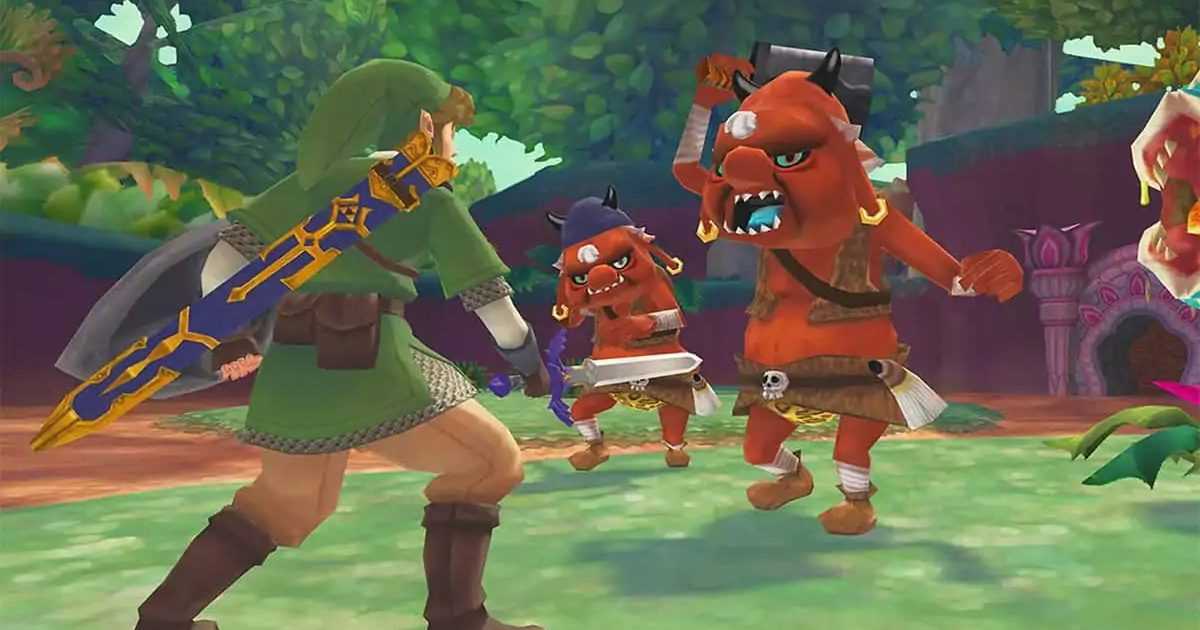 The Legend of Zelda Skyward Sword: réplica de la espada maestra de Link