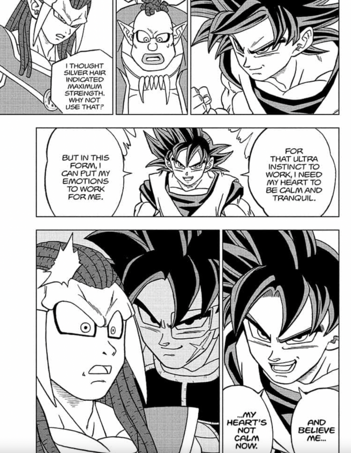 Dragon Ball Super: la nueva forma de Ultra Instinto finalmente revelada, un color de cabello inesperado 5 Dragon Ball Super la nueva forma de Ultra Instinto finalmente