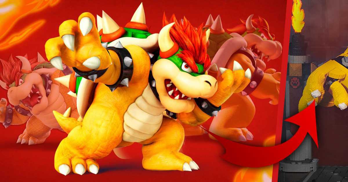LEGO: esta reproducción sobredimensionada de Bowser es una auténtica obra de arte interactiva