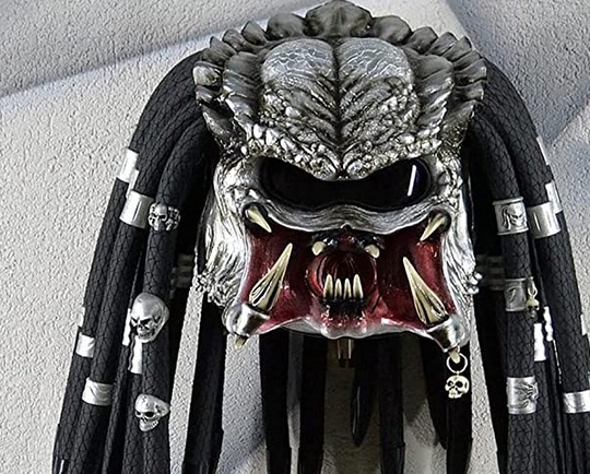 Prey / Predator: las mejores máscaras de depredador 3 máscara depredador motocicleta