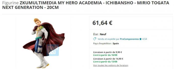1659971528 810 My Hero Academia esta figura de Mirio es el regalo