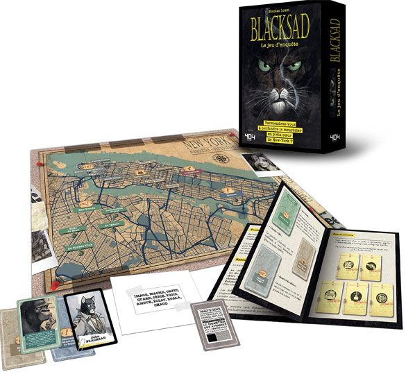 Descubre el juego de mesa e investigación Blacksad 3 Descubre el juego de mesa e investigacion Blacksad