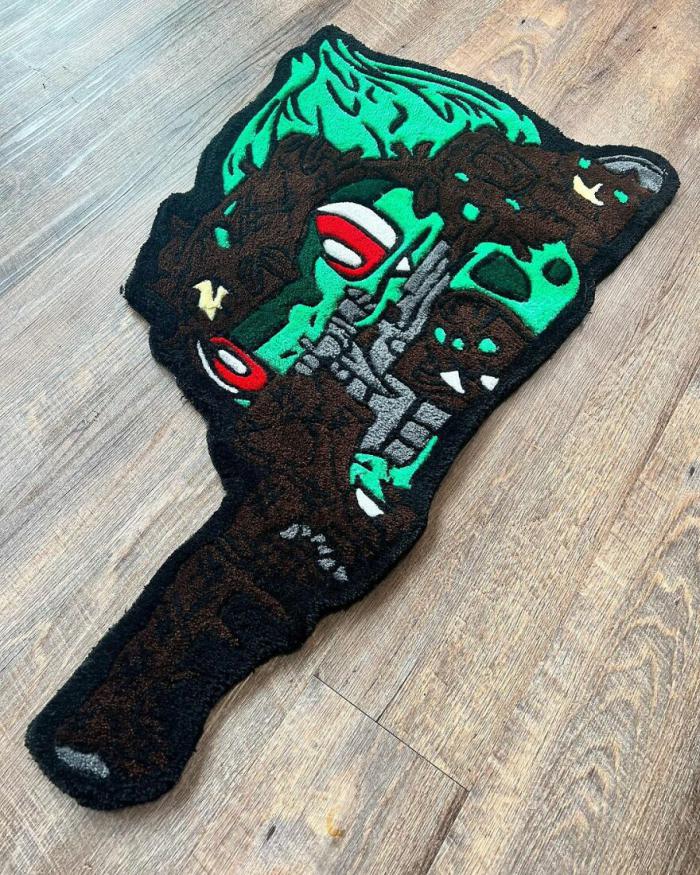 One Piece, Dragon Ball... 20 alfombras que representan personajes de famosas series de anime y animación, el resultado es espectacular 22 1671470888 456 One Piece Dragon Ball 20 alfombras que representan personajes de