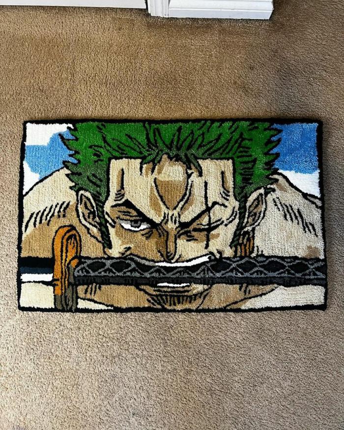 One Piece, Dragon Ball... 20 alfombras que representan personajes de famosas series de anime y animación, el resultado es espectacular 21 1671470888 784 One Piece Dragon Ball 20 alfombras que representan personajes de