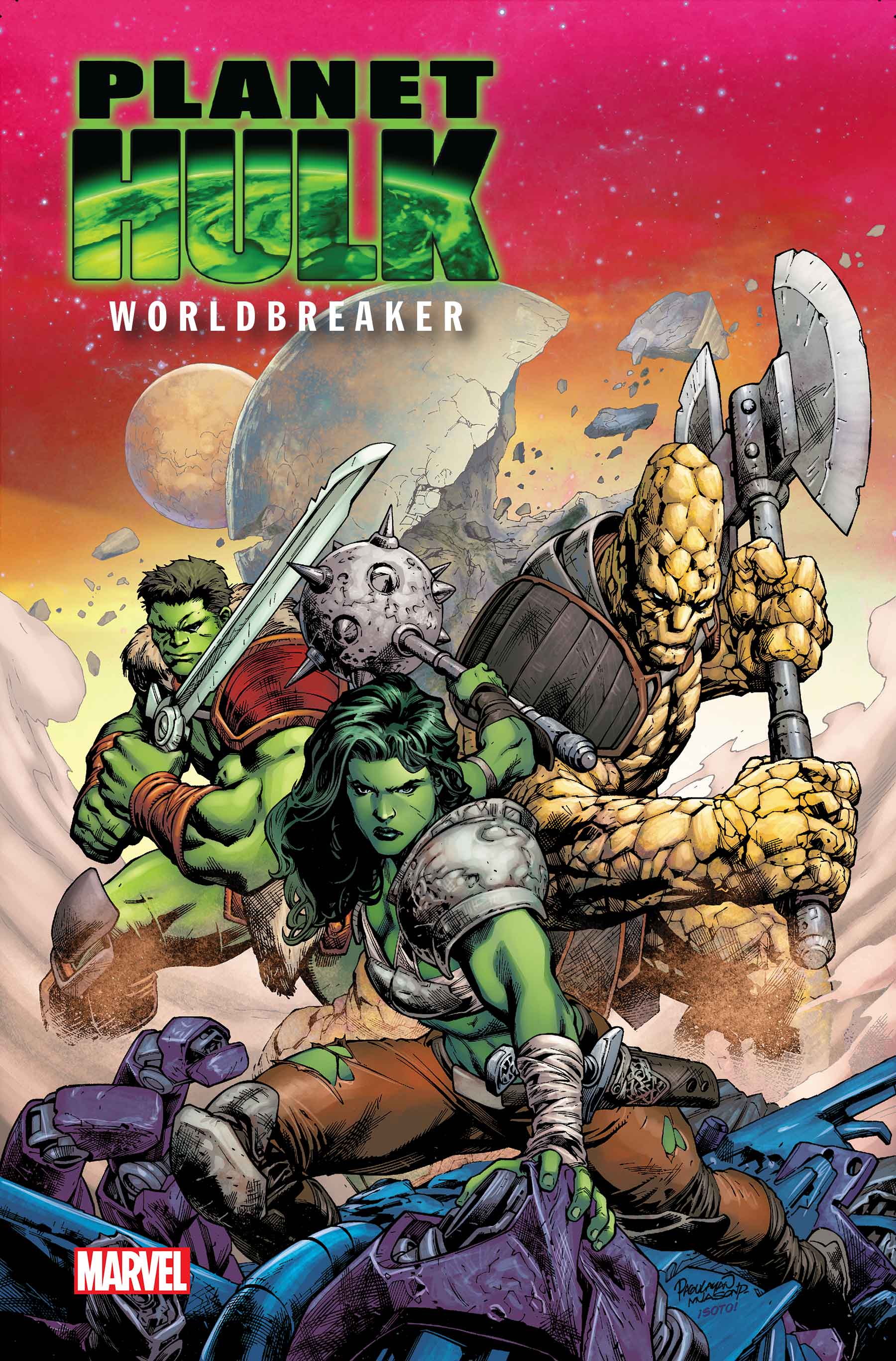 Marvel: esta nueva historia nos devuelve a un planeta emblemático de Hulk 5 Planeta Hulk: Rompemundos (2022) #3