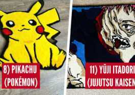One Piece, Dragon Ball... 20 alfombras que representan personajes de famosas series de anime y animación, el resultado es espectacular