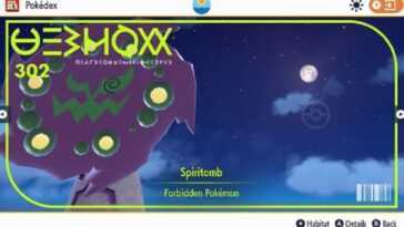 spiritomb pokemon ecarlate