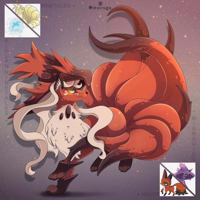 1673280277 668 26 Pokemon fusiones que pertenecerian a Pokemon Escarlata y Purpura