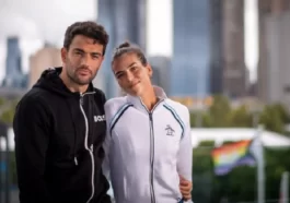 Matteo Berrettini y Ajla Tomljanovic hoy