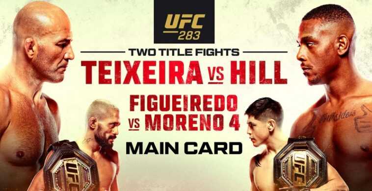 UFC 283: ¿Dónde ver las peleas en streaming? Programa, tiempo, etc.